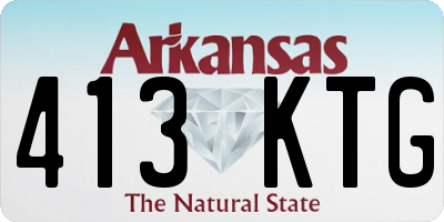 AR license plate 413KTG