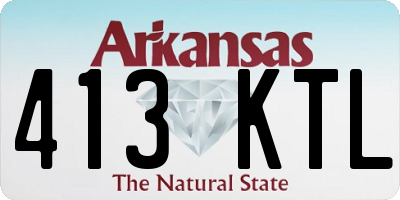 AR license plate 413KTL