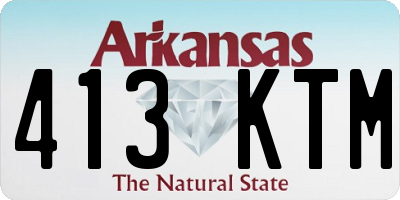 AR license plate 413KTM