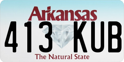 AR license plate 413KUB