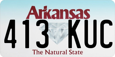 AR license plate 413KUC