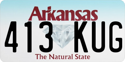 AR license plate 413KUG
