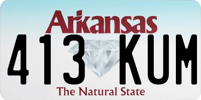 AR license plate 413KUM