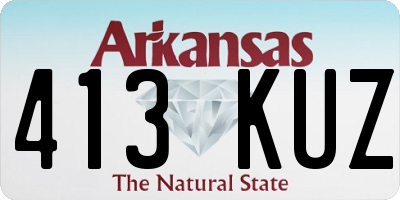 AR license plate 413KUZ