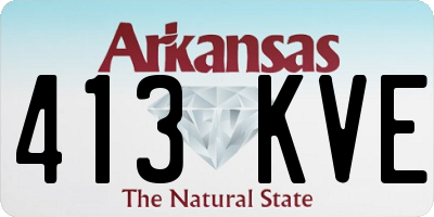 AR license plate 413KVE