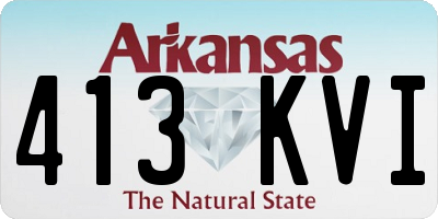 AR license plate 413KVI