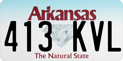 AR license plate 413KVL