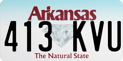 AR license plate 413KVU