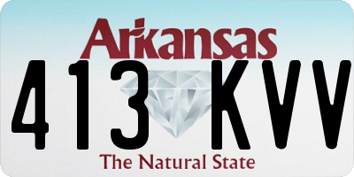 AR license plate 413KVV