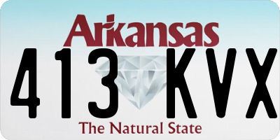 AR license plate 413KVX