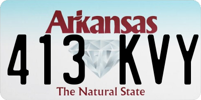 AR license plate 413KVY