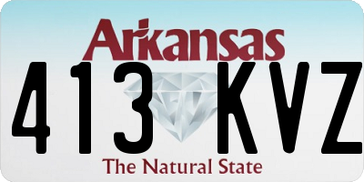 AR license plate 413KVZ