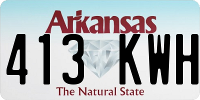 AR license plate 413KWH