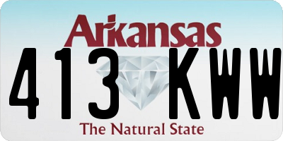 AR license plate 413KWW