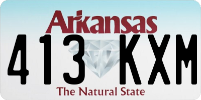AR license plate 413KXM