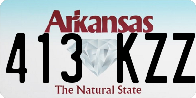 AR license plate 413KZZ