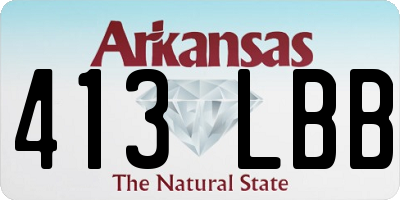 AR license plate 413LBB