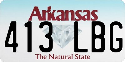 AR license plate 413LBG