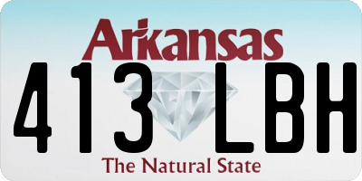 AR license plate 413LBH