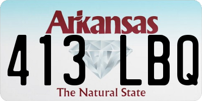 AR license plate 413LBQ