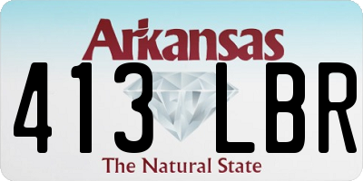 AR license plate 413LBR