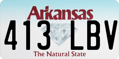 AR license plate 413LBV