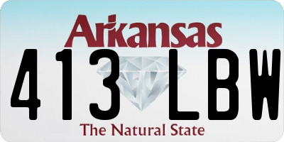 AR license plate 413LBW