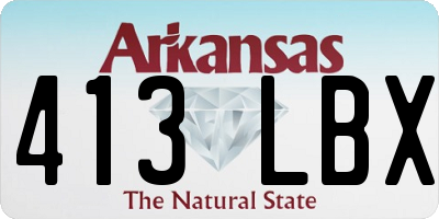 AR license plate 413LBX