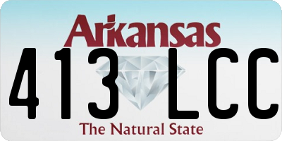 AR license plate 413LCC