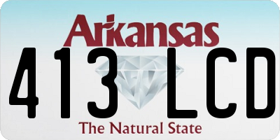 AR license plate 413LCD