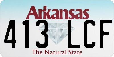 AR license plate 413LCF