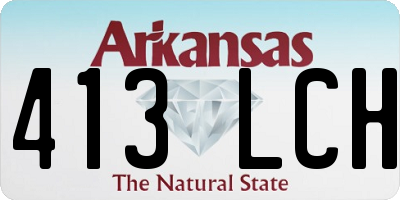 AR license plate 413LCH