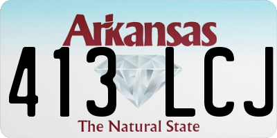AR license plate 413LCJ