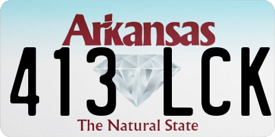 AR license plate 413LCK