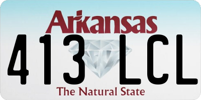 AR license plate 413LCL