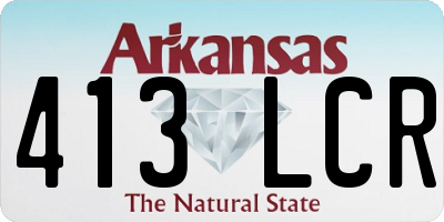 AR license plate 413LCR