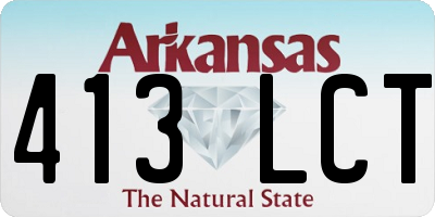 AR license plate 413LCT
