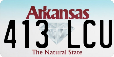 AR license plate 413LCU