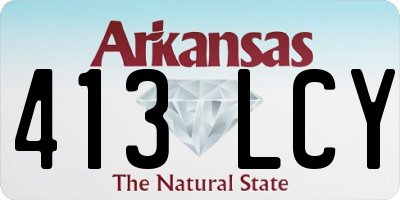 AR license plate 413LCY