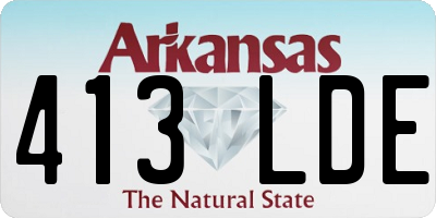 AR license plate 413LDE