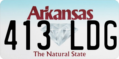 AR license plate 413LDG