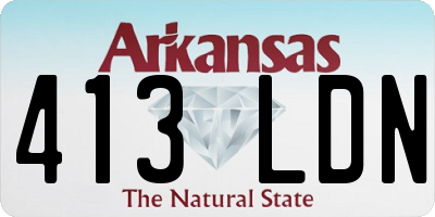 AR license plate 413LDN