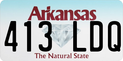 AR license plate 413LDQ
