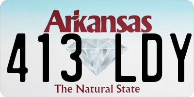 AR license plate 413LDY