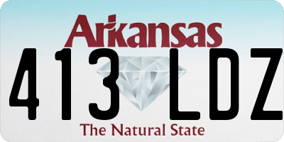 AR license plate 413LDZ