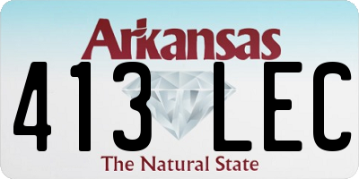 AR license plate 413LEC