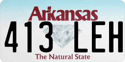 AR license plate 413LEH