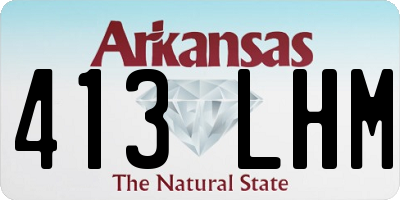 AR license plate 413LHM
