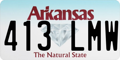 AR license plate 413LMW