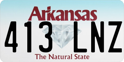 AR license plate 413LNZ